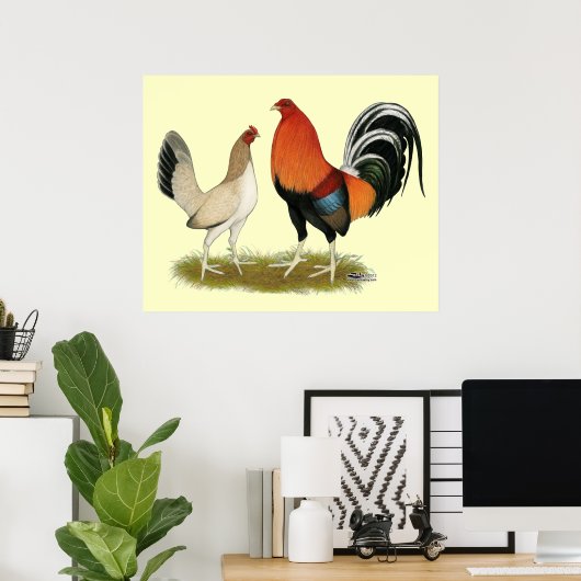Gamefowl Wheatens Poster (Heimbüro)