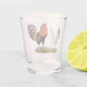Gamefowl Wheatens Schnapsglas (Rückseite)