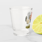 Gamefowl Wheatens Schnapsglas (Links)