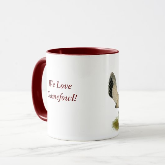 Gamefowl Wheatens Tasse (Vorderseite Links)