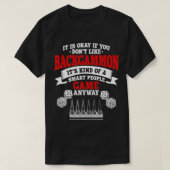 GameGammon Quote Board Games Player T-Shirt (Design vorne)