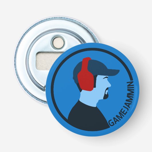 GameJammin Magnet-Flaschen-Öffner Flaschenöffner (Vorderseite)