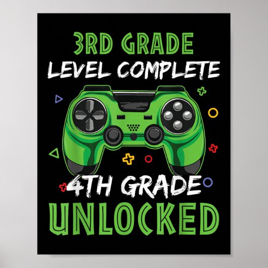 GamePad 4. Ungesperrtes Geschenk für Kinder der dr Poster (Vorne)