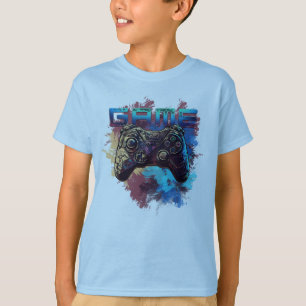 Gamepad Gameplay-Farben T-Shirt