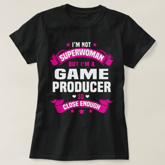 Gameproduzent T-Shirt (Design vorne)