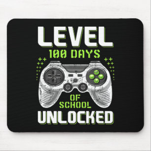 Gamer 100. Schultag 100 Tage ungezwungen Mousepad