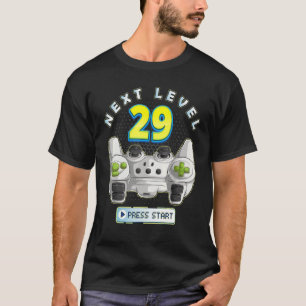 Gamer 29. Geburtstag Nächste Stufe 29 Spielcontrol T-Shirt