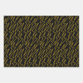 Gamer 3 Grunge Geburtstagsgeschenk Geschenkpapier Set (Vorderseite 3)