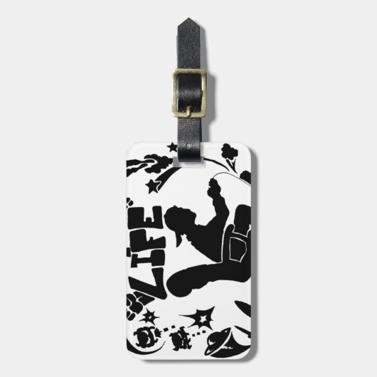 Gamer 4 Life Gepäckanhänger (Vorderseite vertikal)