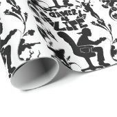 Gamer 4 Life Geschenkpapier (Rolleneckpunkt)