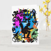 Gamer 4 Life Karte (Gelbe Blume)