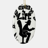 Gamer 4 Life Keramikornament (Rechts)