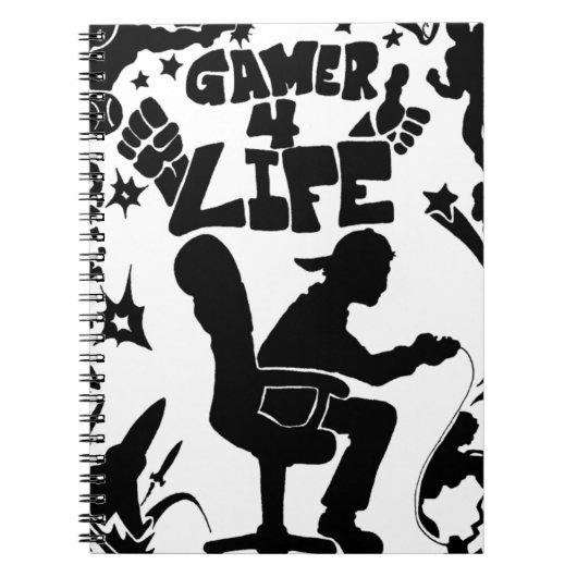 Gamer 4 Life Notizblock (Vorderseite)
