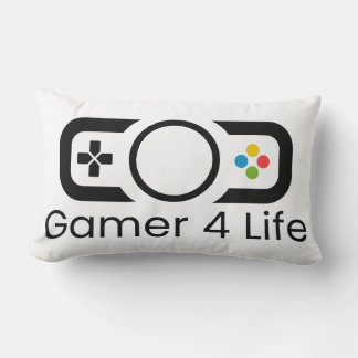 Gamer 4 Life Pillow Lendenkissen