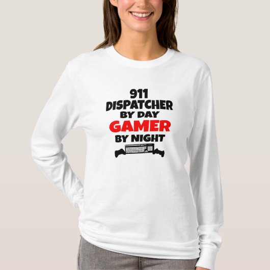 Gamer 911 Dispatcher T-Shirt (Vorderseite)