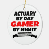 Gamer Actuary Keramik Ornament (Links)