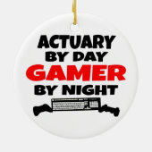 Gamer Actuary Keramik Ornament (Hinten)