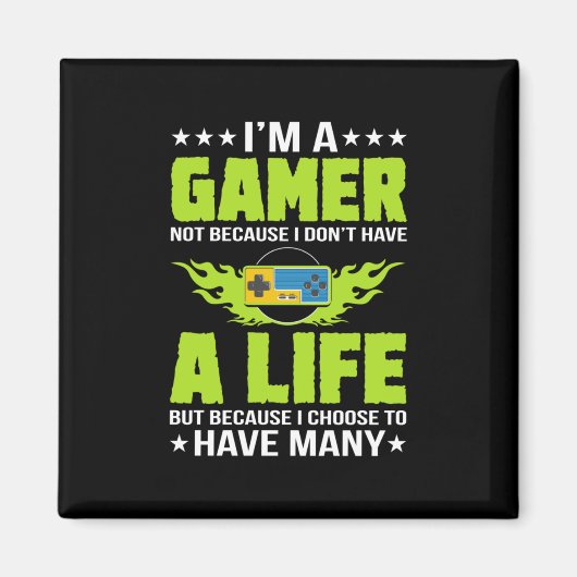Gamer Am A Gamer Magnet (Vorne)