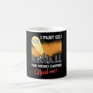Gamer am Arbeitsplatz Kaffeetasse