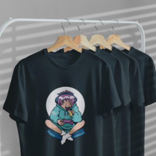 Gamer Anime Girl T-Shirt