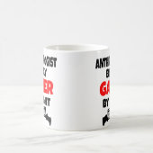 Gamer Anthropologe Kaffeetasse (Mittel)