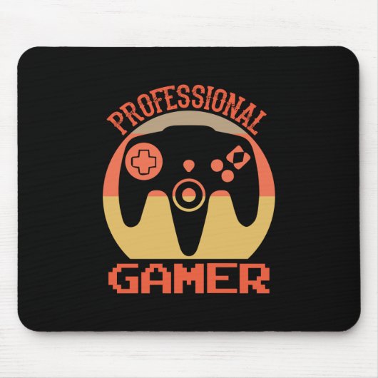 Gamer Art Beruflich Gamer Mousepad (Vorne)
