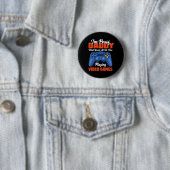 Gamer Art Daddy Time Playing Video Games Button (Beispiel)