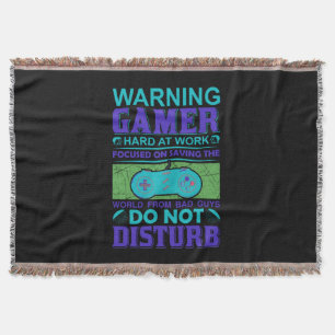 Gamer Art Gamer Hard At Work Decke