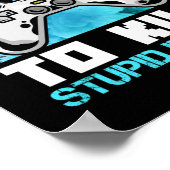 Gamer Art Gaming die einzigen legalen Plätze Poster (Ecke)