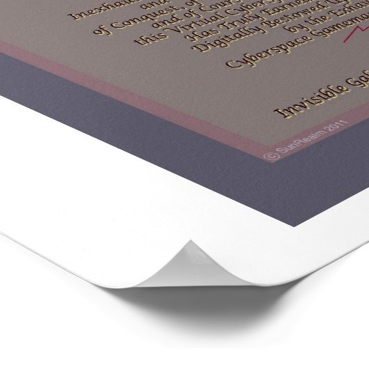 GAMER AWARD POSTER (Ecke)