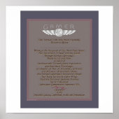 GAMER AWARD POSTER (Vorne)