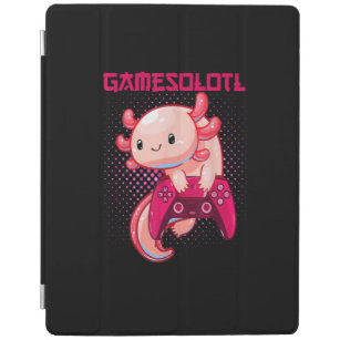 Gamer Axolotl Lover Cute Gamesolotl iPad Hülle