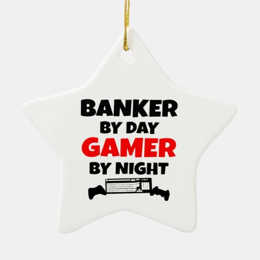 Gamer Banker Keramikornament (Vorne)
