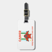 Gamer, bevor es coole Retro Art war Gepäckanhänger (Vorderseite vertikal)