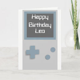 Gamer Birthday card Karte