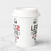 Gamer Birthday oder Abschluss Pappbecher (Rechts)