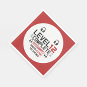 Gamer Birthday oder Abschluss Serviette (Ecke)