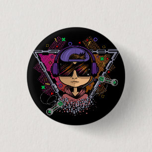 Gamer Boy Button