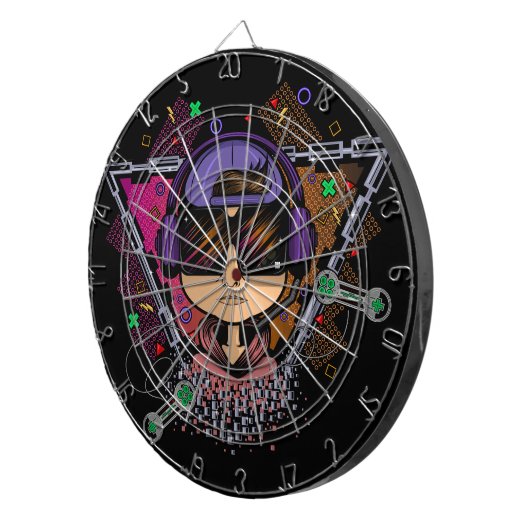 Gamer Boy Dartscheibe (Vorderseite rechts)