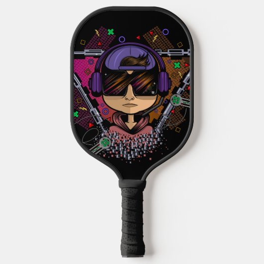 Gamer Boy Pickleball Schläger (Vorderseite)