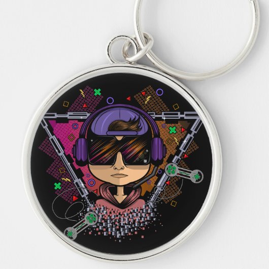 Gamer Boy Schlüsselanhänger (Vorne)