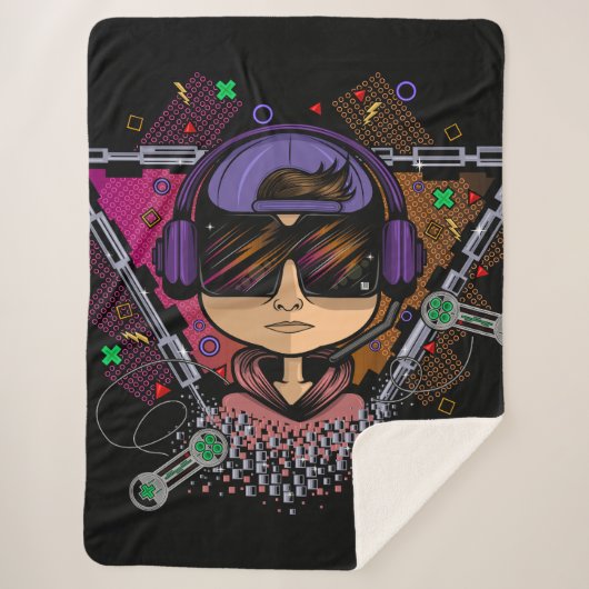 Gamer Boy Sherpadecke (Vorderseite)