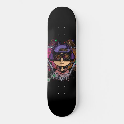Gamer Boy Skateboard (Vorderseite)