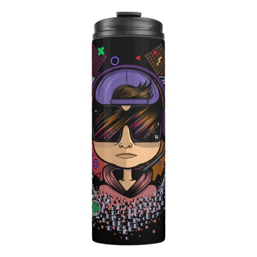 Gamer Boy Thermosbecher (Vorderseite)