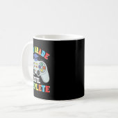 Gamer Boys der zweiten Klasse - Level abgeschlosse Kaffeetasse (Vorderseite Links)