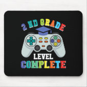 Gamer Boys der zweiten Klasse - Level abgeschlosse Mousepad (Vorne)
