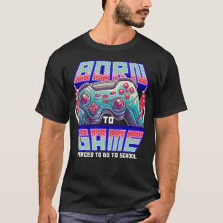 Gamer Boys ns Gaming Lustig Geboren T-Shirt