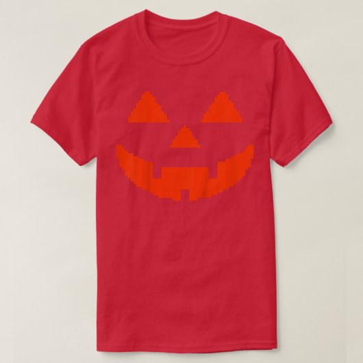 Gamer Boys Pixel Pumpkin Patch Gaming Halloween VI T-Shirt (Design vorne)