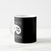 Gamer Bridesman Leveled Up Achievement Meme  Kaffeetasse (Vorderseite Links)