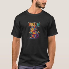 Gamer Bruh Cat Video Games T-Shirt
